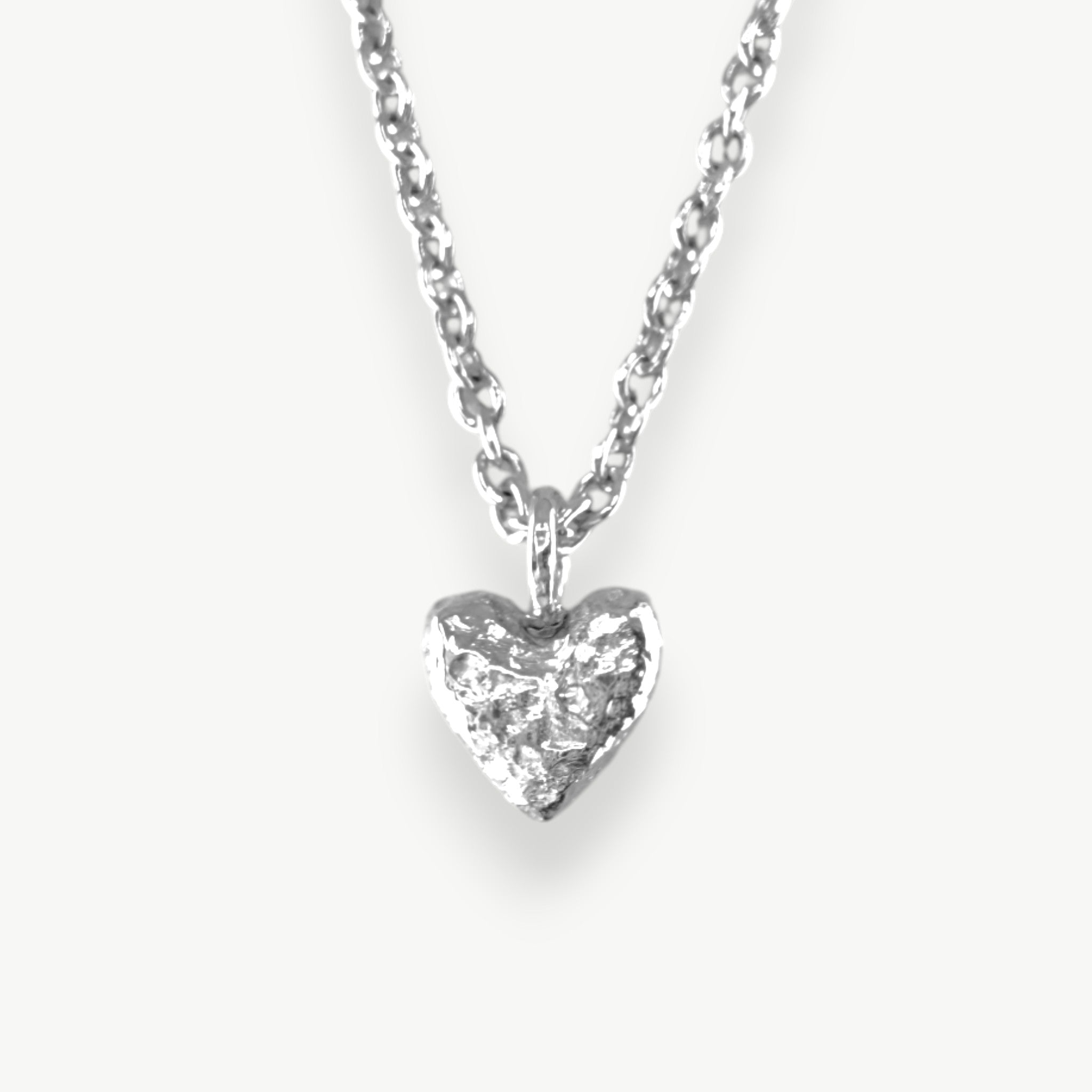 Sterling Silver Heart Pendant - paul magen