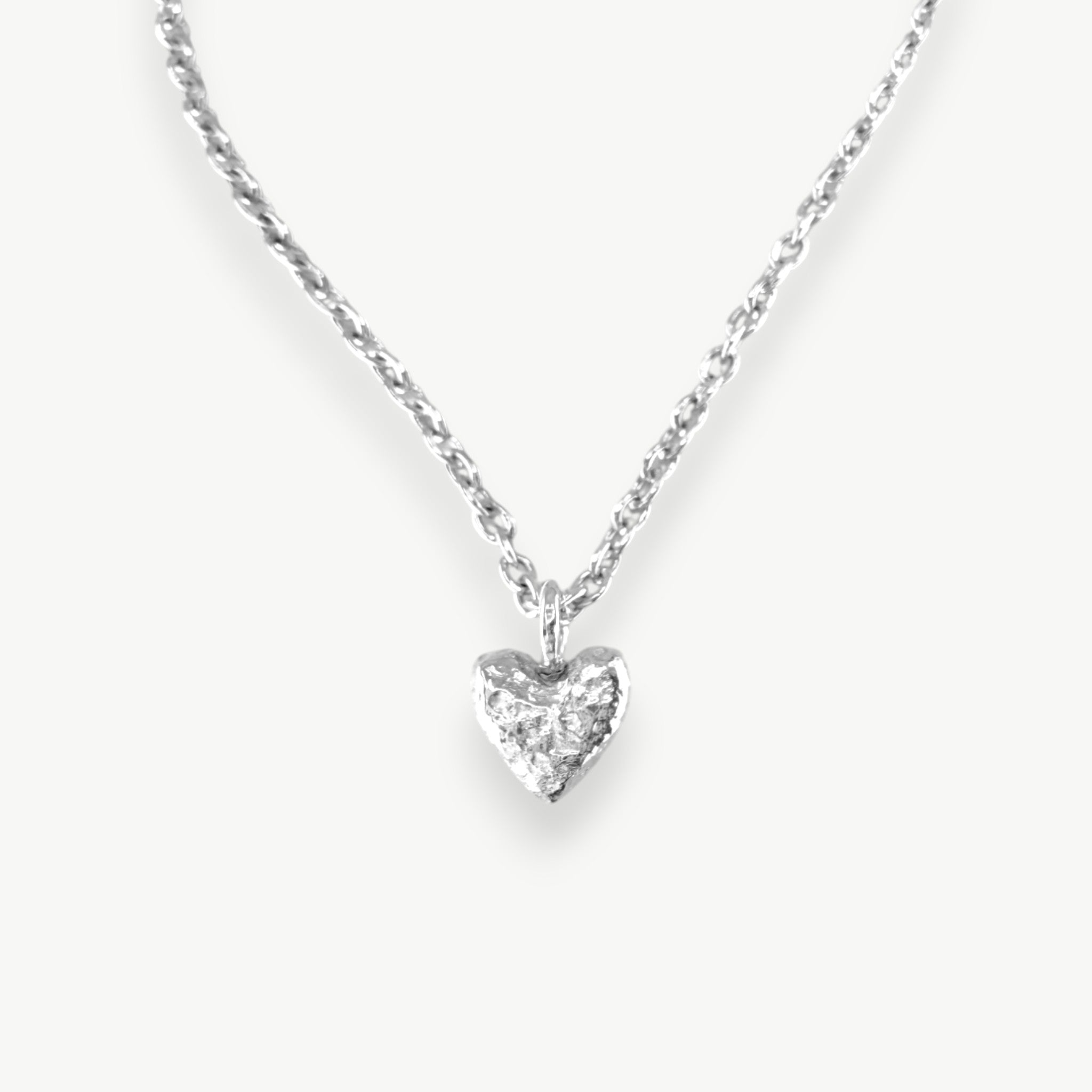 Sterling Silver Heart Pendant - paul magen