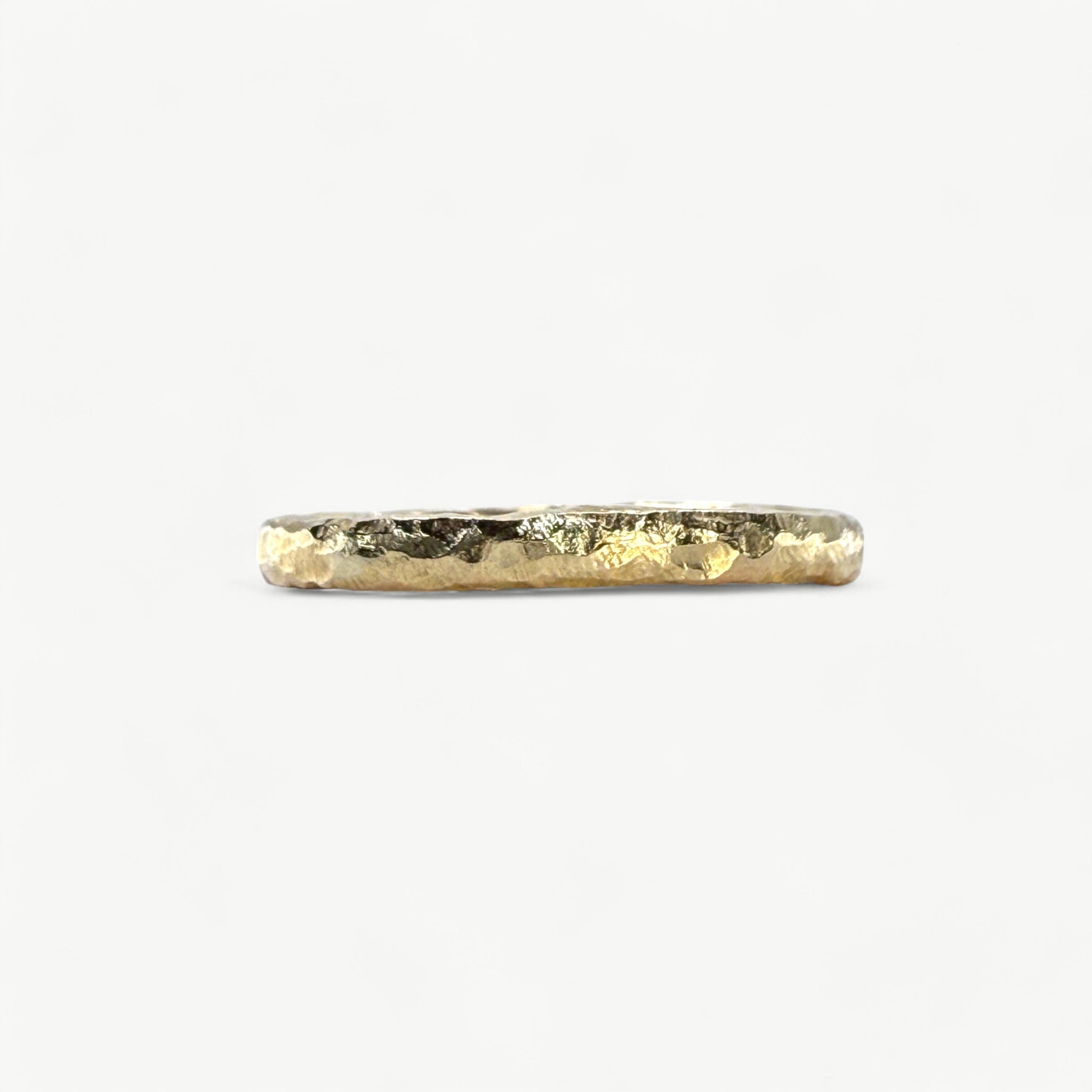 9ct Yellow Gold Molten Ring