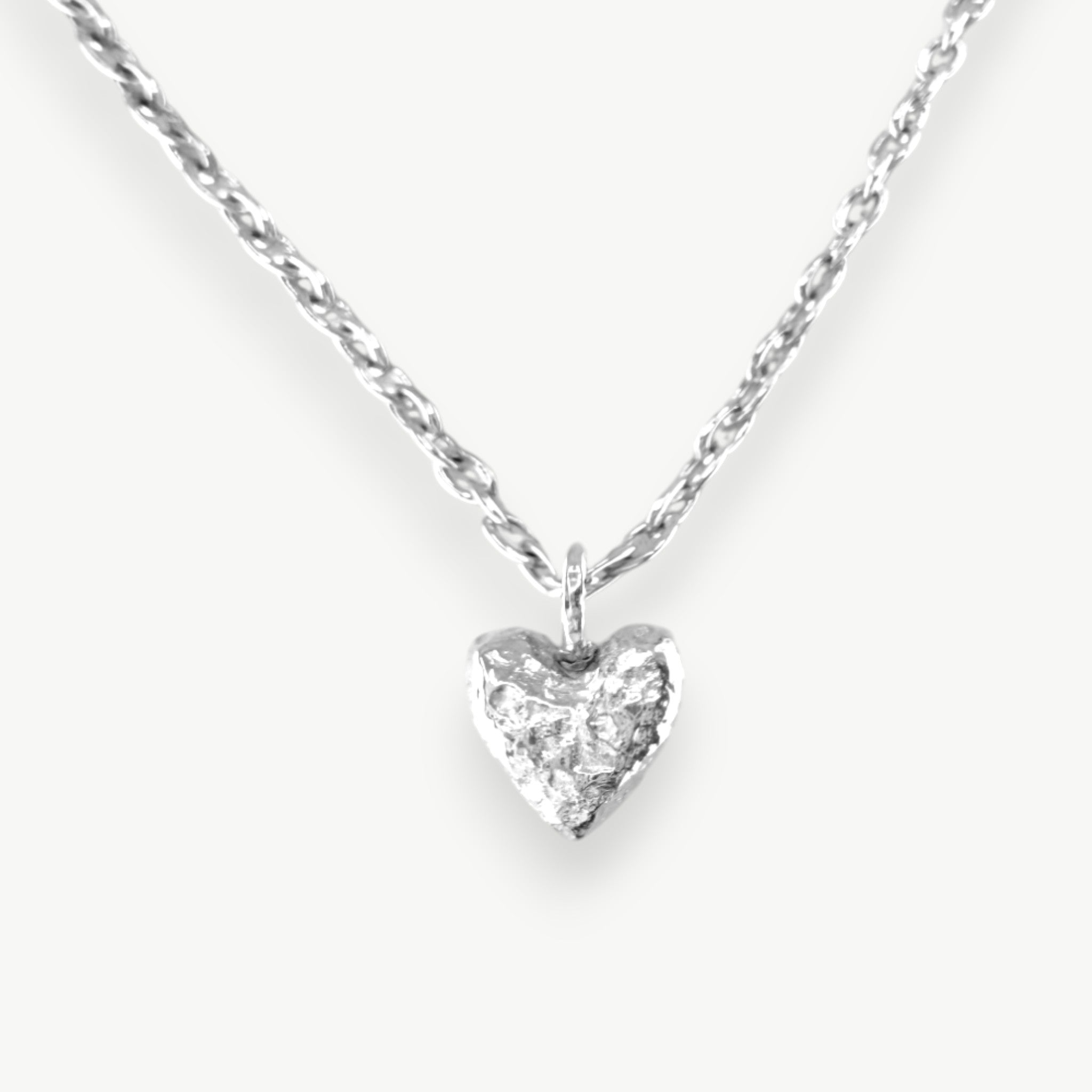 Sterling Silver Heart Pendant (L)