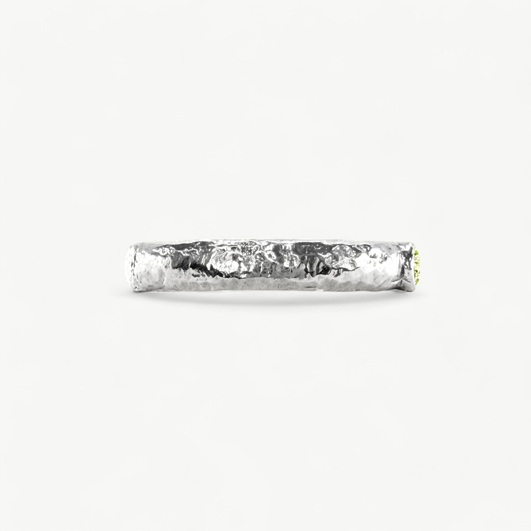 Silver Band Set with Peridot