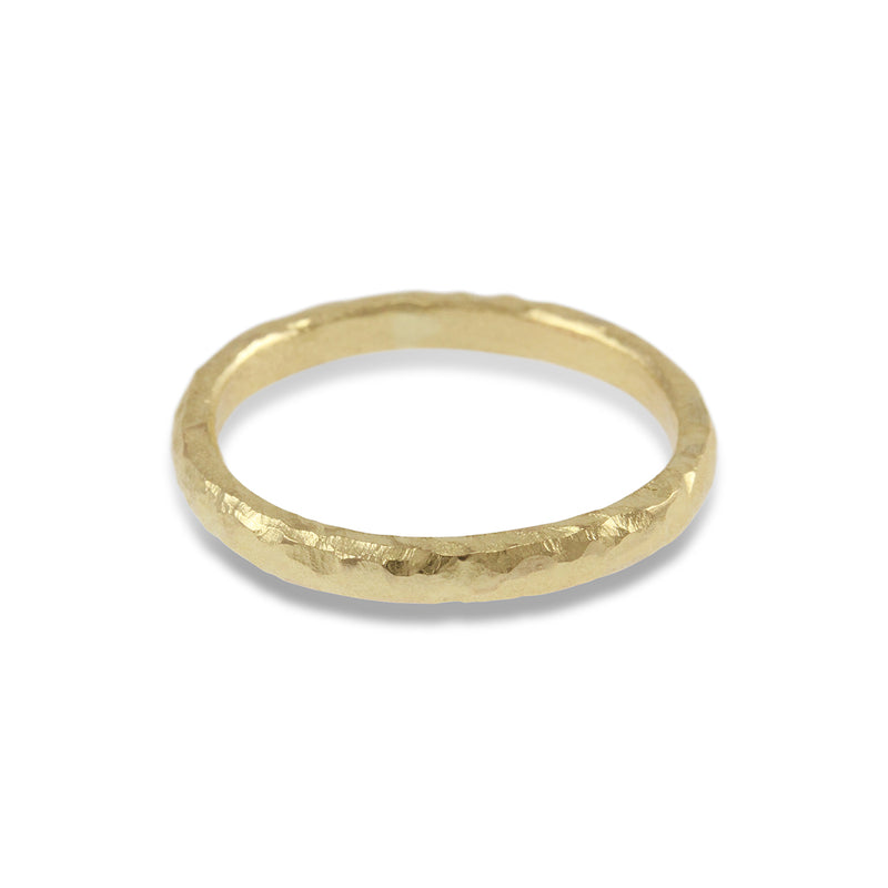 9ct yellow gold ring handmade in london - paul magen